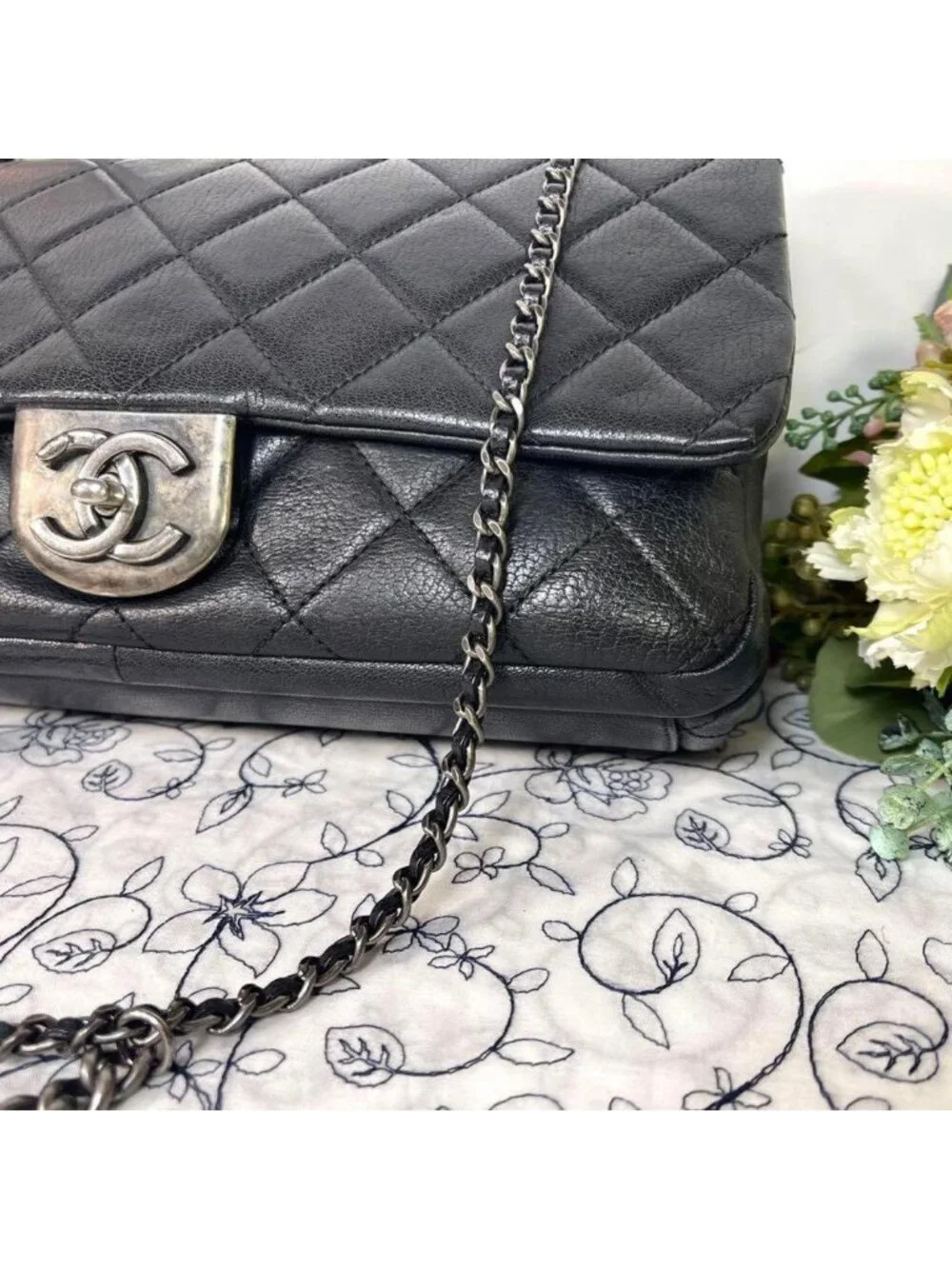 Chanel Chain Shoulder Double Flap Quilted